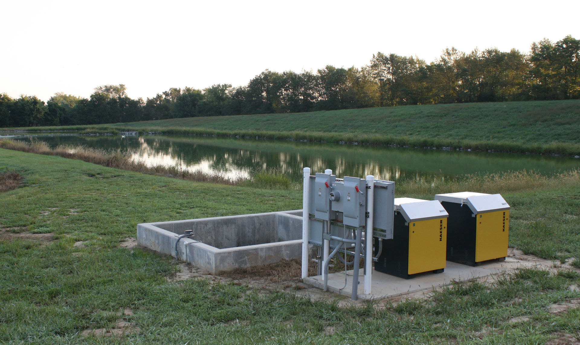 remove ammonia from wastewater lagoons
