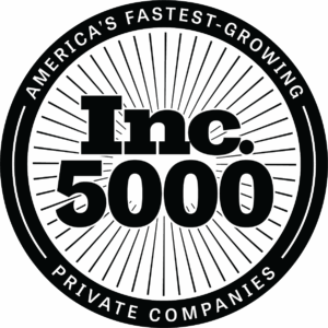 Inc. 5000 Black Stacked Medallion Logo 1