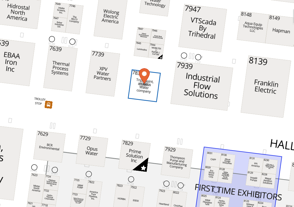 WEFTEC Booth Map
