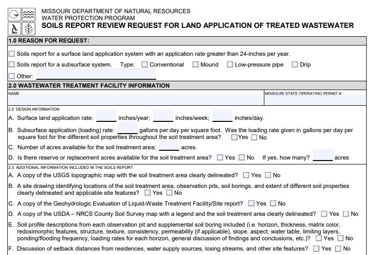land application